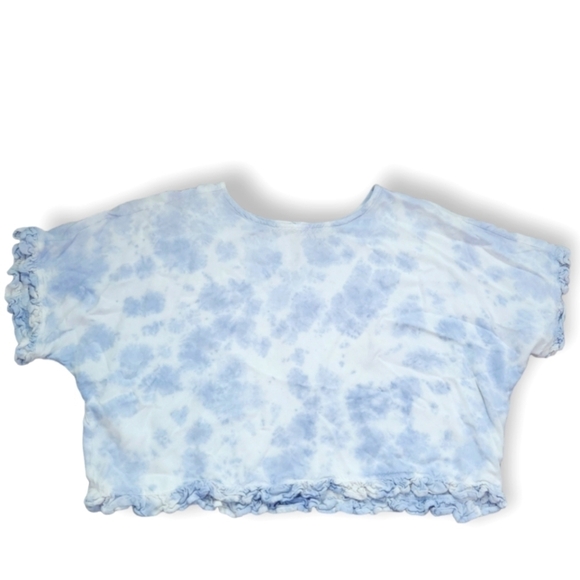Style Envy Cropped Boxy Tie-Dye Shirt M - Picture 1 of 5